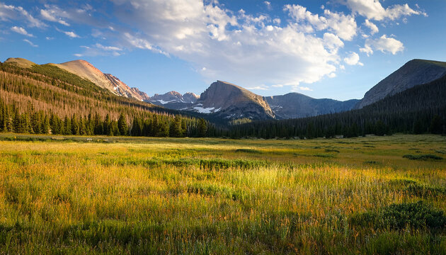 meadow in rocky mountain national park