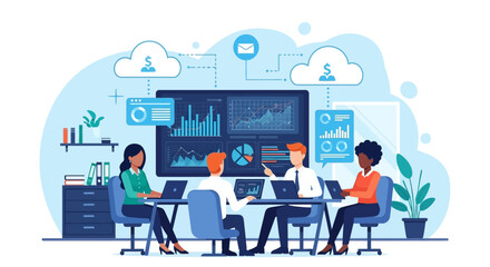 Team Collaboration and Data Analysis  Boosting Business Performance with Effective Teamwork and Insights