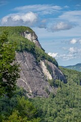 Fototapeta premium whiteside mountain, highlands cashiers North Carolina