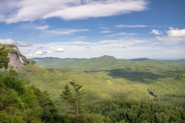 whiteside mountain views of plateau