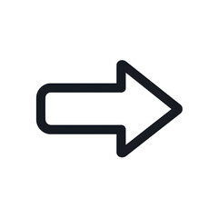 flat vector illustration of a back arrow icon for mobile UI navigation, minimal design, no gradients no shadows, bold outlines, white background