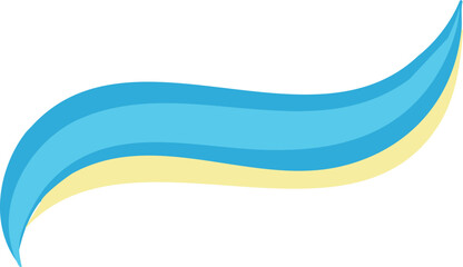 An abstract wave-like design in shades of blue and yellow, perfect for adding a touch of elegance to any project. The smooth curves and gradients create a sense of fluidity and movement. 