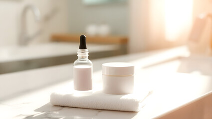 Luxurious Skincare Set Serum and Cream for Radiant Skin