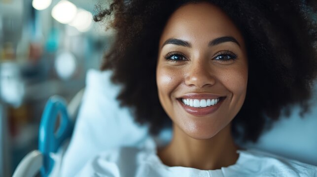 A heartwarming image of a joyful woman smiling brightly while in a hospital bed, embodying resilience and positivity in the face of challenges, surrounded by nurturing care.