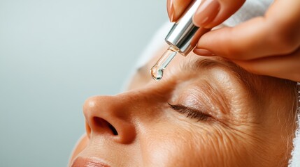 The serene image of a woman indulging in a facial treatment captures the essence of self-care and beauty, reflecting relaxation and rejuvenation during a skincare routine.