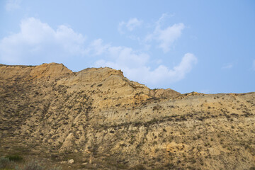 The Badlands rock formations at Theodore Roosevelt National Park, North Dakota