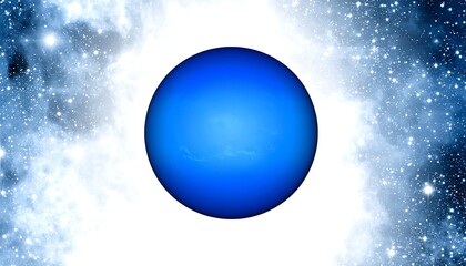 Neptune with space, cosmic, and nebula.