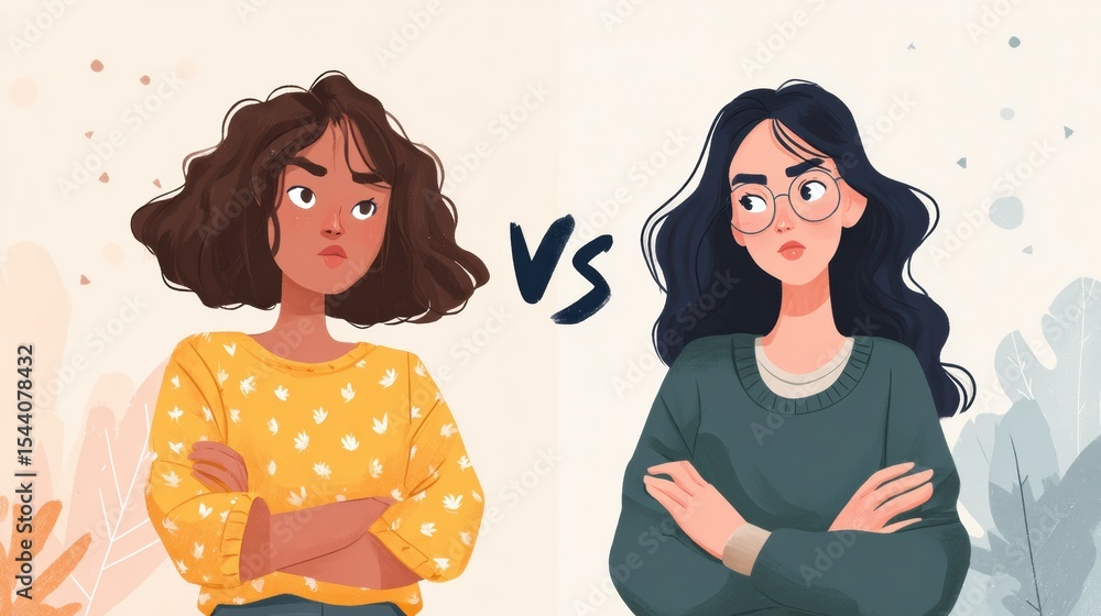 Aufkleber Understanding the Difference Between Teasing and Bullying With Illustrated Examples for Better Awareness and Response
