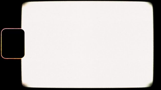 Analog Film Strip Overlay with Super 8 Flicker, Letterbox Frame, and Vintage Texture Grain