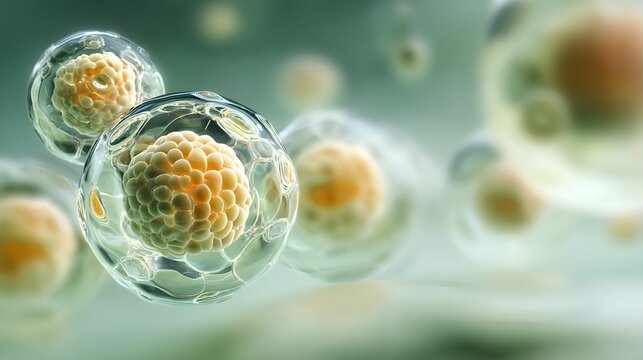 Microscopic view of cells highlighting cellular structures and functions in a scientific study