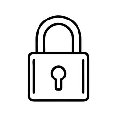 Unlock security with this padlock vector icon for safety and privacy, a symbol of protection and access control