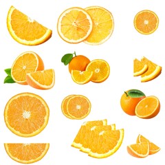 Realistic 3d Vector illustration of fresh Orange