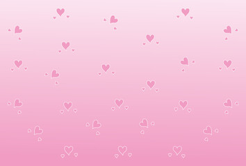 Pink & White Heart Pattern – Cute Romantic Background for Valentine’s, Cards & Aesthetic Designs
