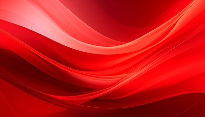 Abstract flowing forms in vibrant red hues create a dynamic and visually stunning background design.