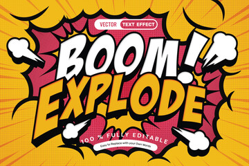 Comic Boom Explode Text Effect