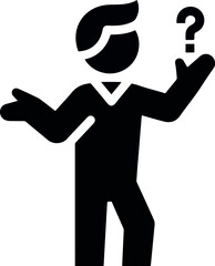 Minimal icon or concept representing body language, showing expressive human posture or gestures to convey emotion, communication, or intent.