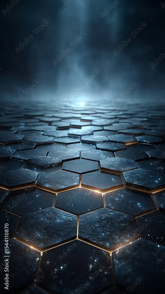 Poster futuristic high-tech background with sleek lines and glowing elements, symbolizing innovation, digit