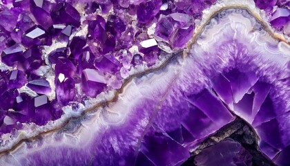 bright violet texture from natural amethyst