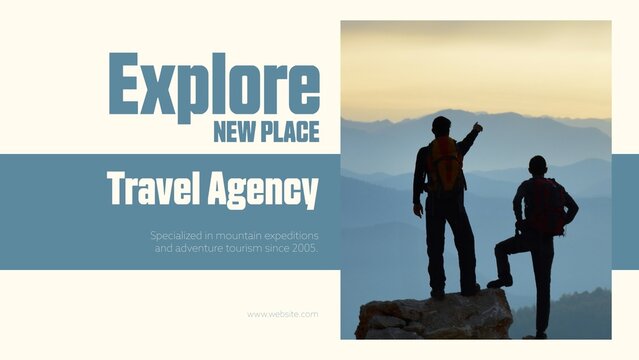 Travel Agency Slide / Wide
