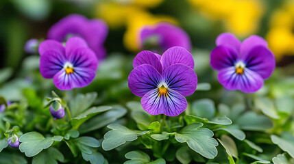 Close-up of delicate purple, pink, and white flowers with soft petals and natural light. Vibrant colors and gentle details emphasize beauty, freshness, and the elegance of nature’s floral charm.

