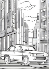 vector illustration of a car