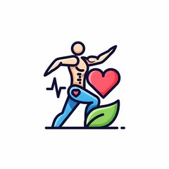 Cardiovascular Health and Endurance Icon