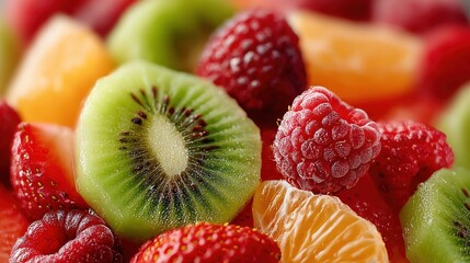 Vibrant Fruit Medley Close-up