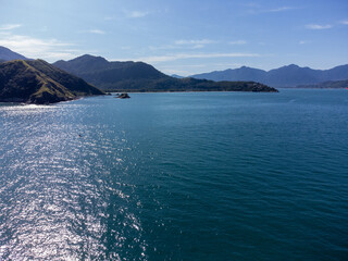 Fototapeta premium sea and mountains