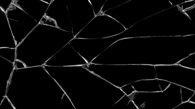 Realistic Shattered and broken glass animation.