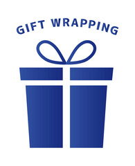 Gift box ICON_GIFT WRAPPING blue