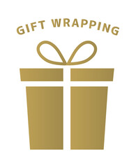 Gift box ICON_GIFT WRAPPING gold