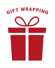 Gift box ICON_GIFT WRAPPING red