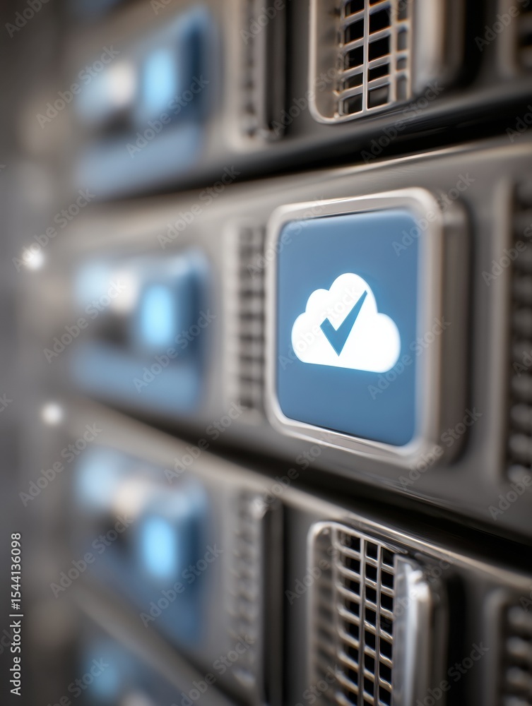 Poster Cloud Storage Safety Checklist on a Digital Interface Focusing on Secure Data Management and Organization Methods for Users