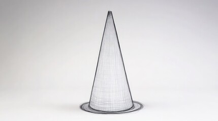 Fototapeta premium Cone-shaped metal strainer