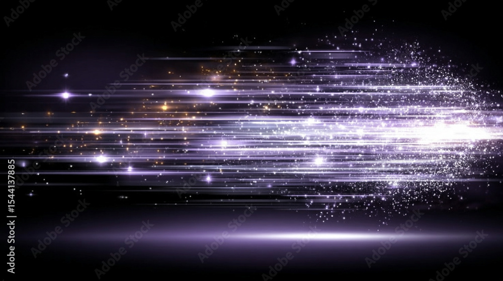 Poster purple technology background with horizontal lines and blocks. abstract digital backdrop representin
