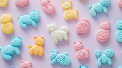 jabones de animales artesanales en colores pastel divertidos y creativos diseños de moda