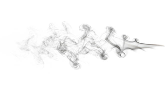 Abstract Gray Smoke Swirls Design 4. - Powered by Adobe