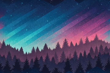 Dark Blue Magenta Abstract Night Sky Gradient Background 