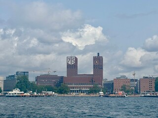 Oslo skyline and harbor. Norway