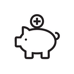 Obraz premium Budgeting concept with piggy bank and savings symbol for finance