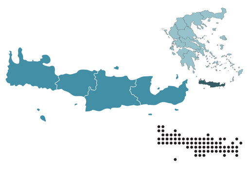 Set maps of Crete region