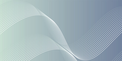 Fototapeta premium Minimalist banner gradient background with design waves and lines abstract memphis.Vector illustration