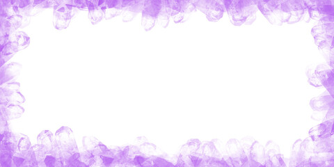 purple frame made of paper