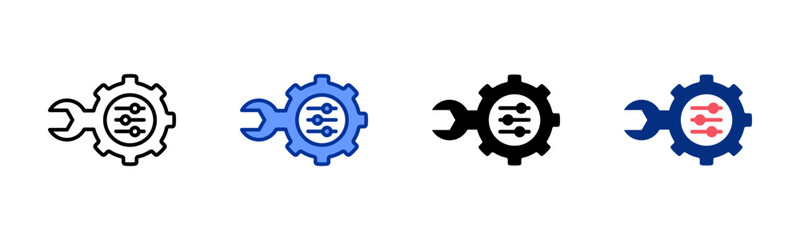 Customization icon sheet multiple style collection