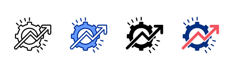 Progress icon sheet multiple style collection