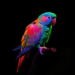 Obraz premium Vibrant Parrot with Stunning Colors