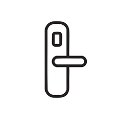 Simple door handle design concept for modern interiors