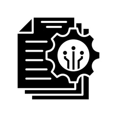 Workflow Automation glyph icon