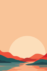 Sea, Water, Ocean, Rocks, Mountain Peak, Road, Moon, Sky, Sunset, Tree, Branches, Success, Business, Mountain, Road, Flowers, Mindset, Artwork, Vector