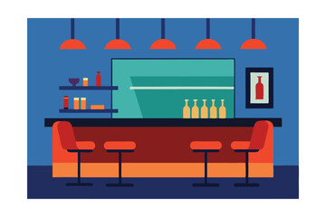 Retro Bar Interior Design A Stylish and Inviting Space